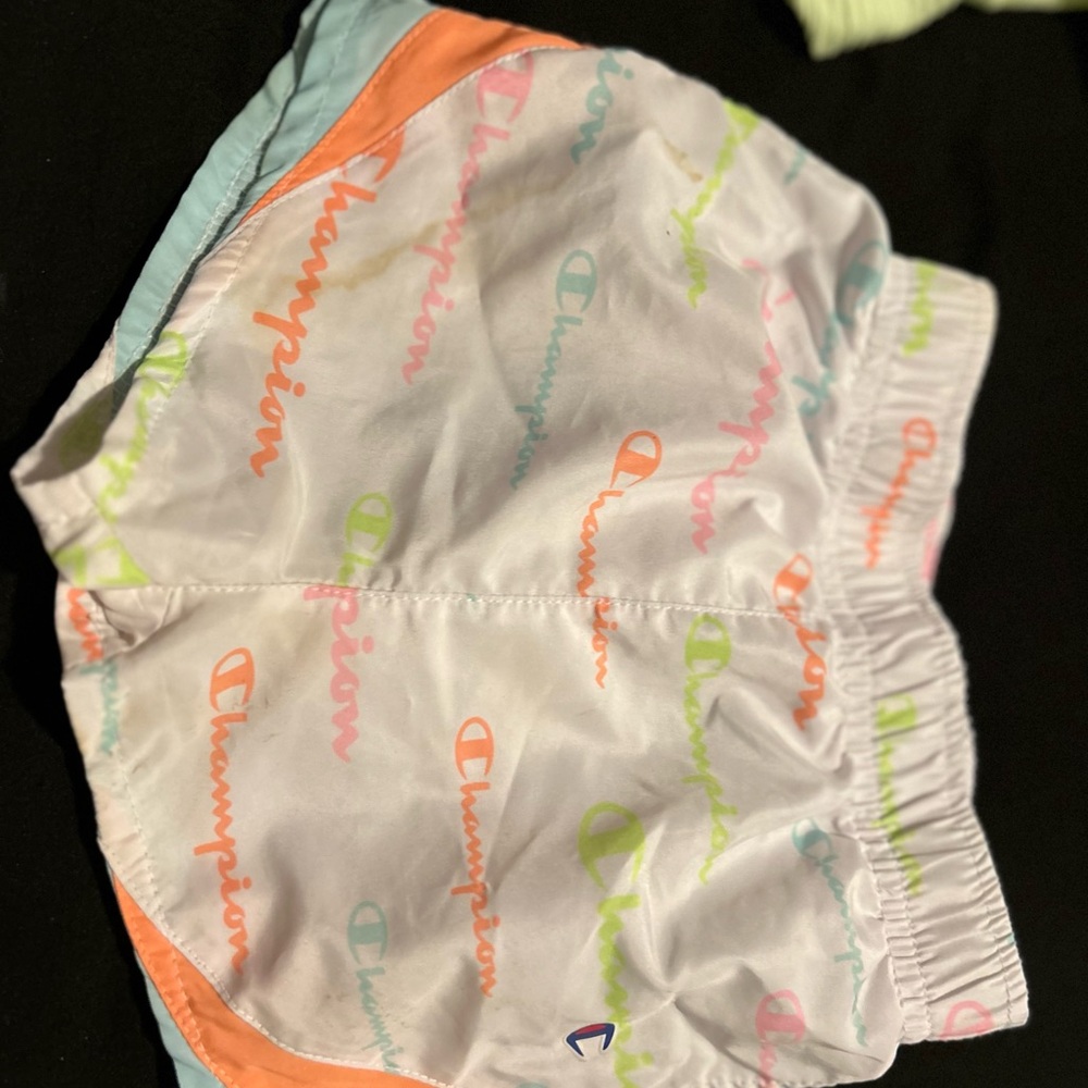 Champion Multicolor Logo Shorts